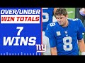 2022 NFL Over/Under Predictions: Giants 7 Wins [Expert Breakdown] | CBS Sports HQ