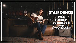 Video thumbnail for 1966 Fender Coronado II played by Henry Conlon by Carter Vintage Guitars