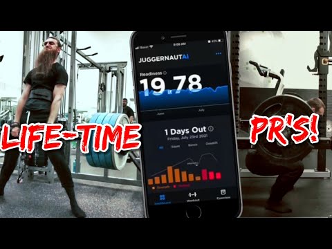 My Powerlifting Mock Meet With The Juggernaut AI App | All-Time PR's!