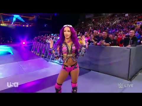 Sasha Banks ENTRANCE - RAW Feb.12,18