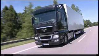 New MAN TGX V8 driving scenes 2009