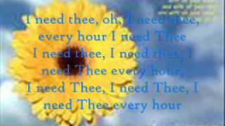 Jars of Clay ~I need Thee Every Hour (With Lyrics)