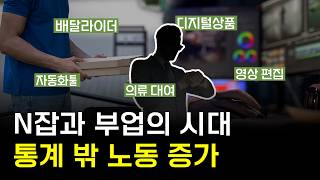 실질 노동 시간 폭등한 한국 근황