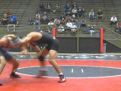 SA vs CER Wrestling Duel Meet 2010 - 133 Pounds: Jason Arreola vs Steve Cabanas