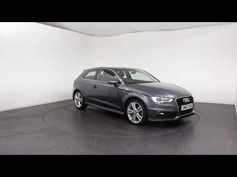 SW62HKG AUDI A3 2.0 TDI S LINE 3d 148 BHP Bluetooth