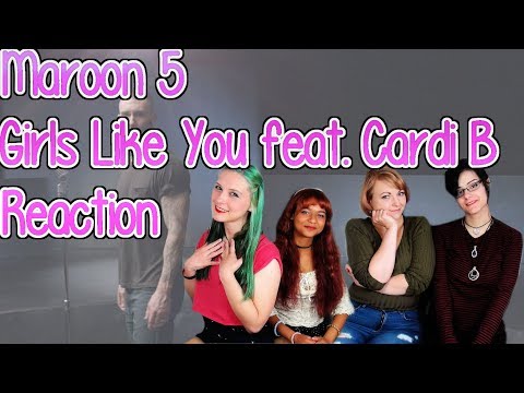[REACTION] Maroon 5 - Girls Like You feat. Cardi B | Otome no Timing