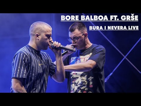 Bore Balboa ft. Grše - Bura i Nevera | Live Drito iz MSU-a | 10.9.2021.