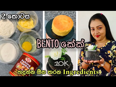 Business එකක් පටන් ගන්න ඉන්න ඔයාටයි🎂❤️ BENTO කේක් හදන්න අවශ්‍ය ingredients.🍃🤍 How to make Bento Cake