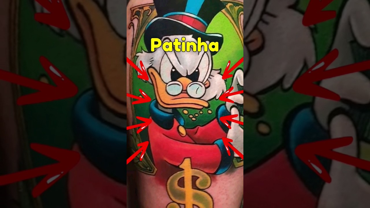 Tio patinhas-significados de tatuagens #tiopatinhas #Disney #tattooa.i #tattoo