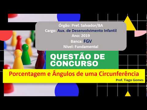 Porcentagem #Concurso  #FGV Q26 #Pref  Salvador BA  2017 Prova de Matemática