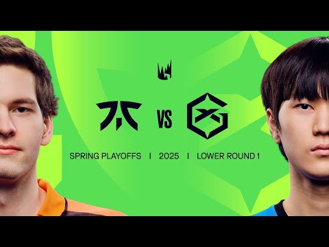 FNC v GX | 2025 LEC Spring Playoffs | Lower Round 1 | Game 3