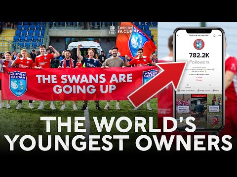 The World’s Youngest Football Club Owners | Walton & Hersham FC | Emirates FA Cup