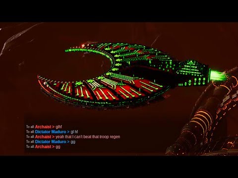 Necrons vs Chaos! - 1v1 Multiplayer Gameplay, Battlefleet Gothic Armada 2