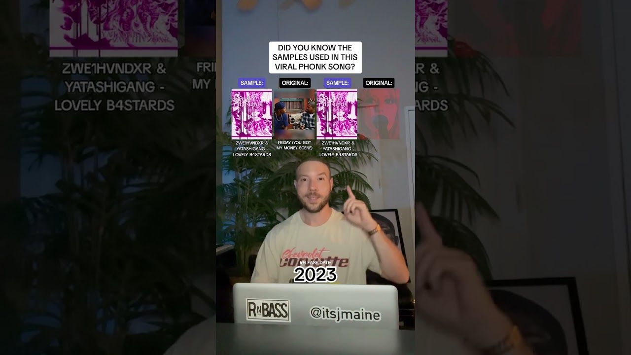 The Samples They Used In This Phonk Song ZWETHVNDXR & yatashigang “Lovely B4stards” #shorts #phonk