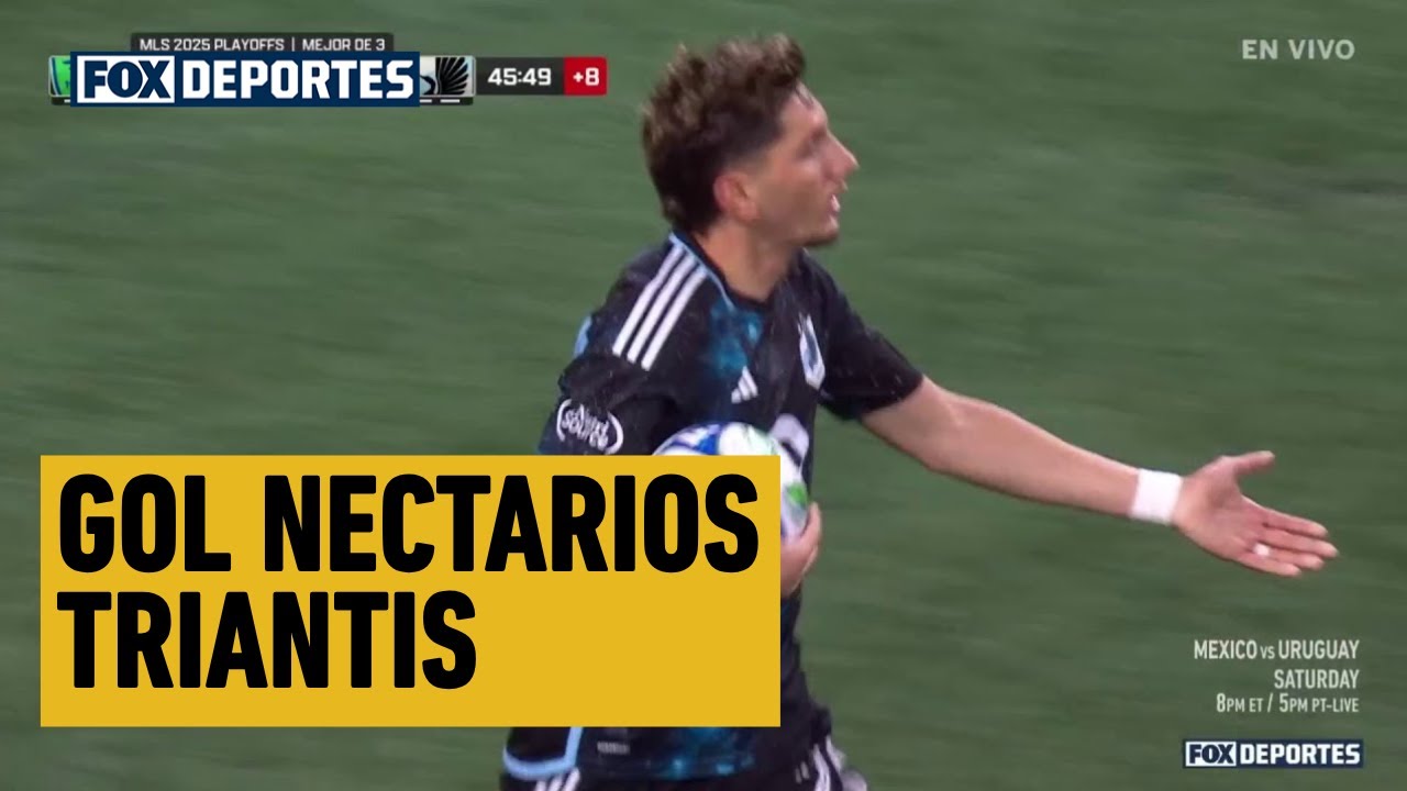 🙌  GOL Nectarios Triantis | Seattle Sounders 3-1 Minnesota United | JUEGO 2 | 2025 MLS Playoffs