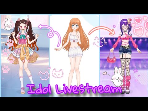 Idol Livestream Doll Dress Up Gameplay Thumbnail