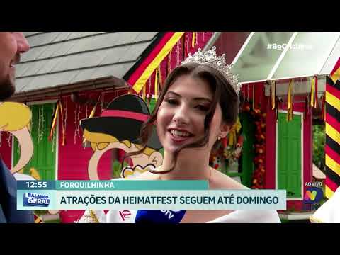 Heimatfest segue com atrações até domingo em Forquilhinha