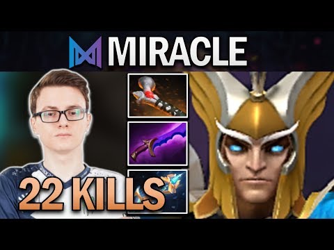 NIGMA.MIRACLE SKYWRATH MAGE WITH 22 KILLS - DOTA 2 7.23 GAMEPLAY