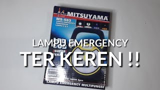 Download lagu Lampu Emergency MITSUYAMA MS-503 Super Terang  Murah Meriah | Unboxing Lampu Darurat mp3