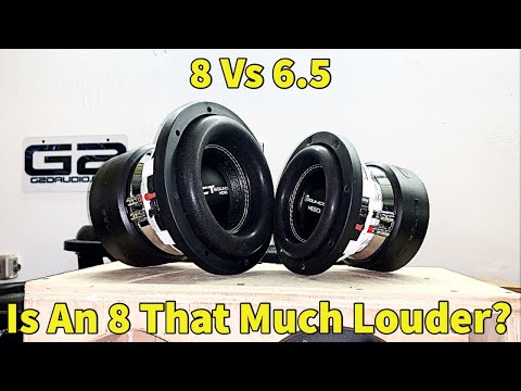 8" vs 6.5" Subwoofers. Which is REALLY Louder? | CT Sounds MESO