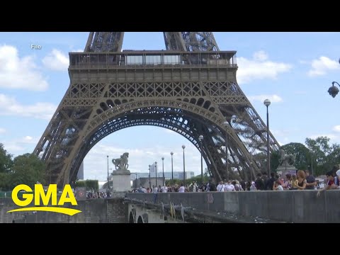 兩名美國人在埃菲爾鐵塔過夜後的調查 l GMA (Investigation after 2 Americans spend night in Eiffel Tower l GMA)