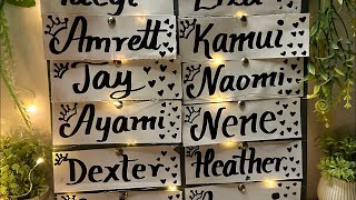 Writing subscribers name ✨ #live #foryou
