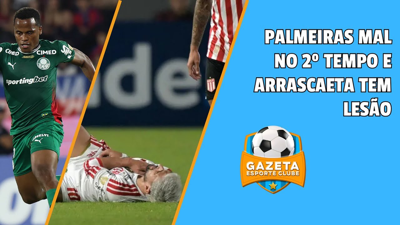 Palmeiras desaba no 2º tempo! Arrascaeta se lesiona em empate do Flamengo
