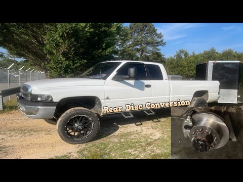 REAR DISC BRAKE CONVERSION - 1994-2001 Dodge Ram 2500 SRW Install Tutorial