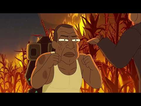 I´m still the gooddamn president full fight- Rick and Morty - Soy el maldito presidente sub esp