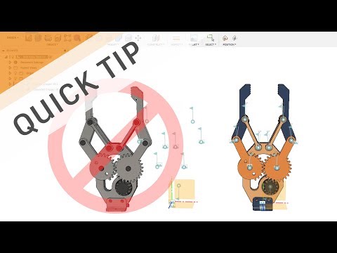 Autodesk Fusion 360 | Quick Tip: Ground Joint or As-Built Joint?
