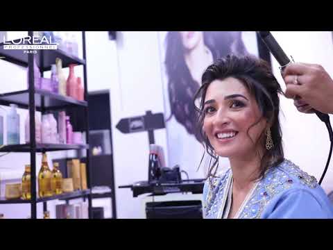 Look Caftan de Mounia Senhaji by INSTANT HIGHLIGHTS de L'oréal Professionnel