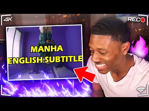 Teto - Manha [ENGLISH LYRICS] (REACTION!!!) 🔥🇧🇷😱