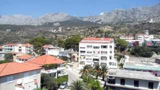 preview picture of video 'Chorvatsko 2013 , Podgora - Hotel Minerva - pohled z balkónu'