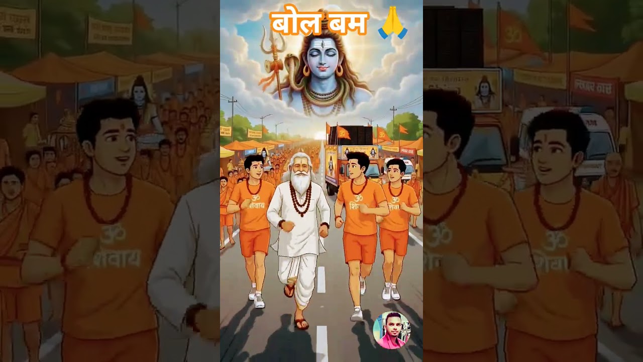 सावन में गंगा स्नान और शिवलिंग जलाभिषेक 🙏 हर हर महादेव 🔱 #shorts #mahadev #sawan