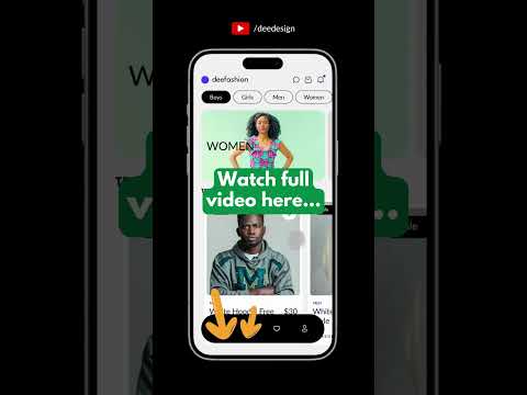 Fashion/Clothing App UI #shorts #figma #tutorial