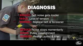 Diagnosing Belt Noise - The Spray Bottle Test