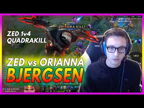 391. Bjergsen Zed vs Orianna Mid - February 8th, 2017 - Patch 7.3 Season 7