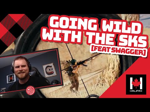 Halifax is going OFF with the SKS feat. Swagger -  PUBG Duos Gameplay