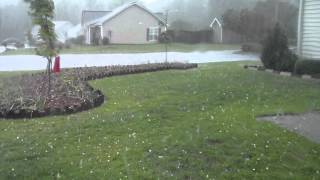 preview picture of video 'Hail in Ayden, NC 23May12'