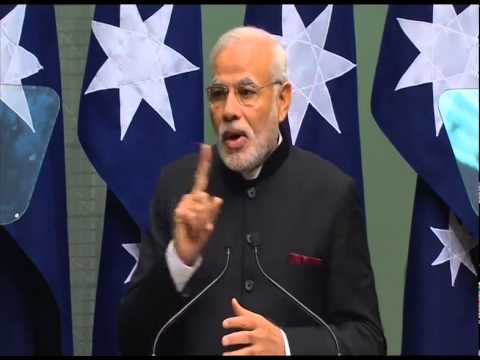PM Modi's address to Australian Parliament in Canberra