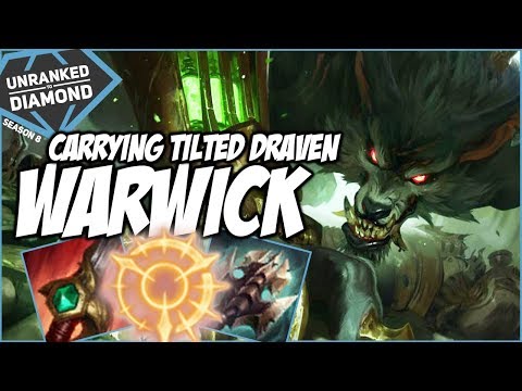 CARRYING EARLY WITH WARWICK WITH A TILTED DRAVEN - Unranked to Diamond - Ep. 111 | League of Legends