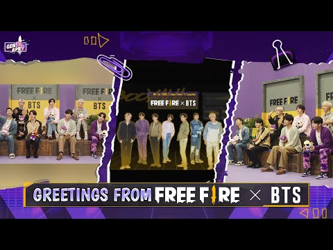 Free Fire X BTS Greetings Video | Free Fire...