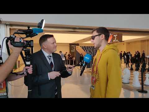 Stylish Sergey Karjakin on Norwegian TV!