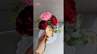 DIY Elegant Love Bouquet 🌸 | Romantic Handmade Ribbon Flower Gift #shortsviral