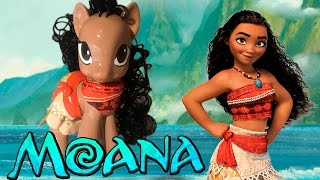 Custom MOANA PONY Disney MLP My Little Pony Tutorial