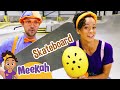 Learn Skateboard Tricks With Blippi Meekah At The Woodward Skate Park