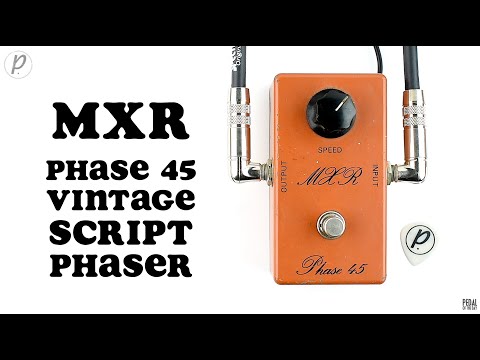 MXR MX-105 Script Phase 45 1973 - 1975 - Orange image 3