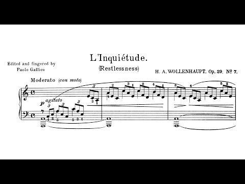 Hermann Wollenhaupt - L'inquiétude, Op.29/7