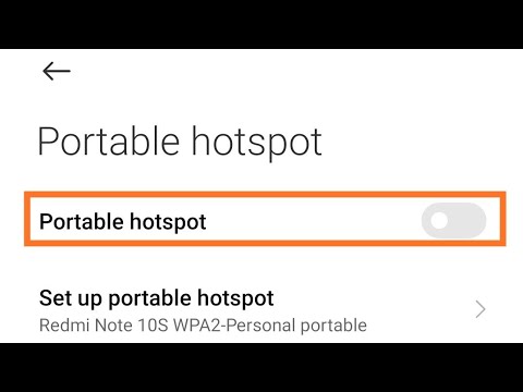 How to Enable Portable Hotspot in XIAOMI Mi 11i & All  - Set Up Mobile Data