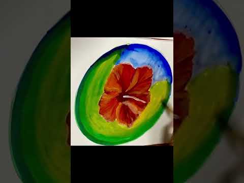 Color with hibiscus #hobbyideasindia #hobbyideasindia #instagram #facebook #facebook #flower